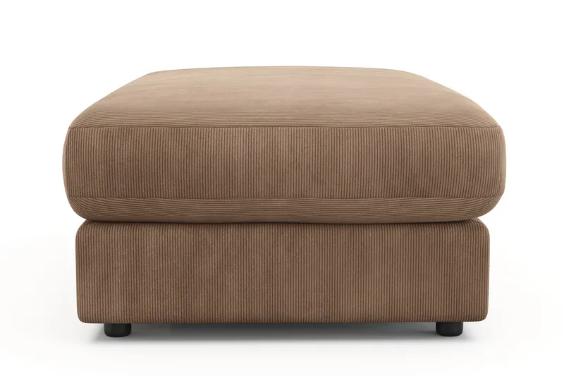 Arken Lyx Suorakulmainen Rahi Manchester - Ruskea - Huonekalut - Tuoli & nojatuoli - Jakkara & jalkarahi - Rahi