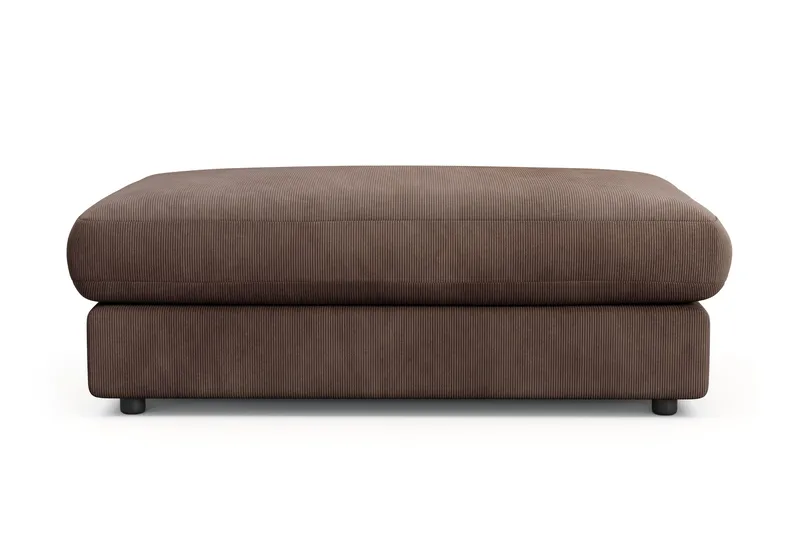 Arken Lyx Suorakulmainen Rahi Manchester - Ruskea - Huonekalut - Tuoli & nojatuoli - Jakkara & jalkarahi - Rahi