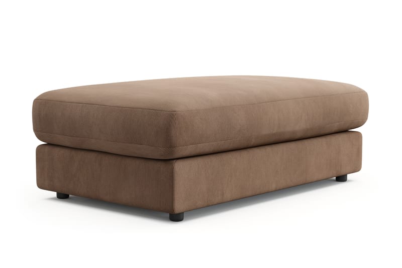 Arken Lyx Suorakulmainen Rahi Manchester - Ruskea - Huonekalut - Tuoli & nojatuoli - Jakkara & jalkarahi - Rahi