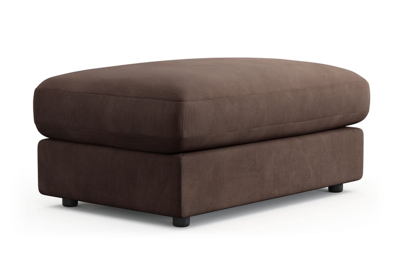 Arken Lyx Suorakulmainen Rahi Manchester - Ruskea - Huonekalut - Tuoli & nojatuoli - Jakkara & jalkarahi - Rahi