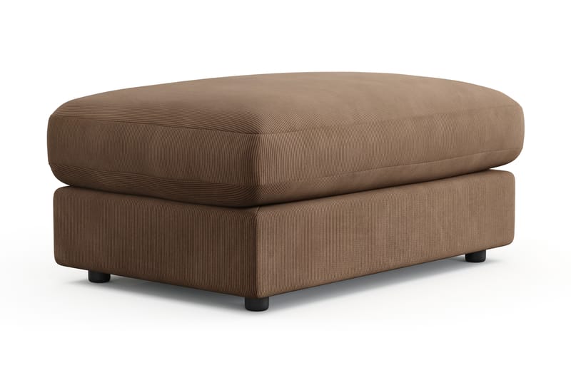 Arken Lyx Suorakulmainen Rahi Manchester - Ruskea - Huonekalut - Tuoli & nojatuoli - Jakkara & jalkarahi - Rahi