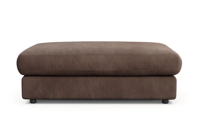 Arken Lyx Suorakulmainen Rahi Manchester - Ruskea - Huonekalut - Tuoli & nojatuoli - Jakkara & jalkarahi - Rahi