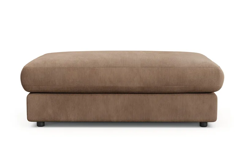 Arken Lyx Suorakulmainen Rahi Manchester - Ruskea - Huonekalut - Tuoli & nojatuoli - Jakkara & jalkarahi - Rahi