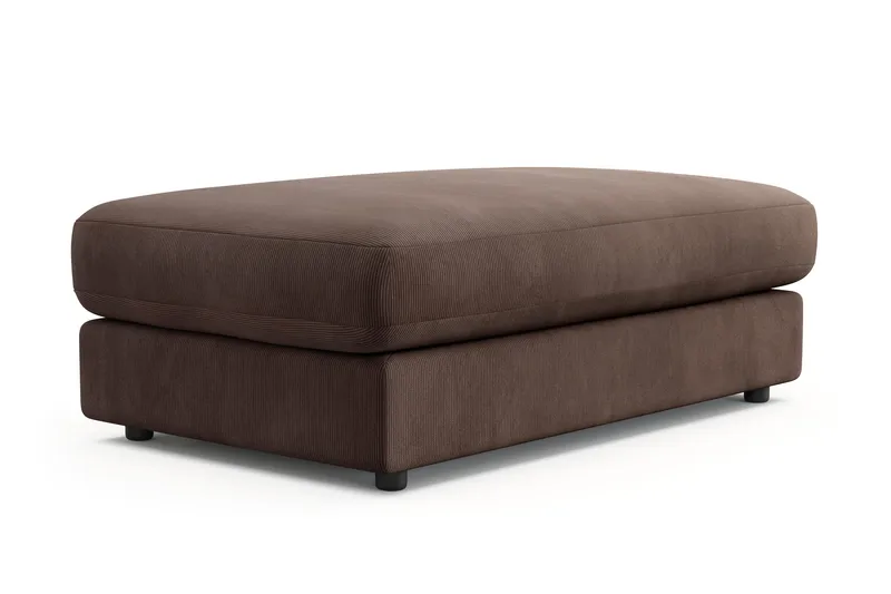 Arken Lyx Suorakulmainen Rahi Manchester - Ruskea - Huonekalut - Tuoli & nojatuoli - Jakkara & jalkarahi - Rahi