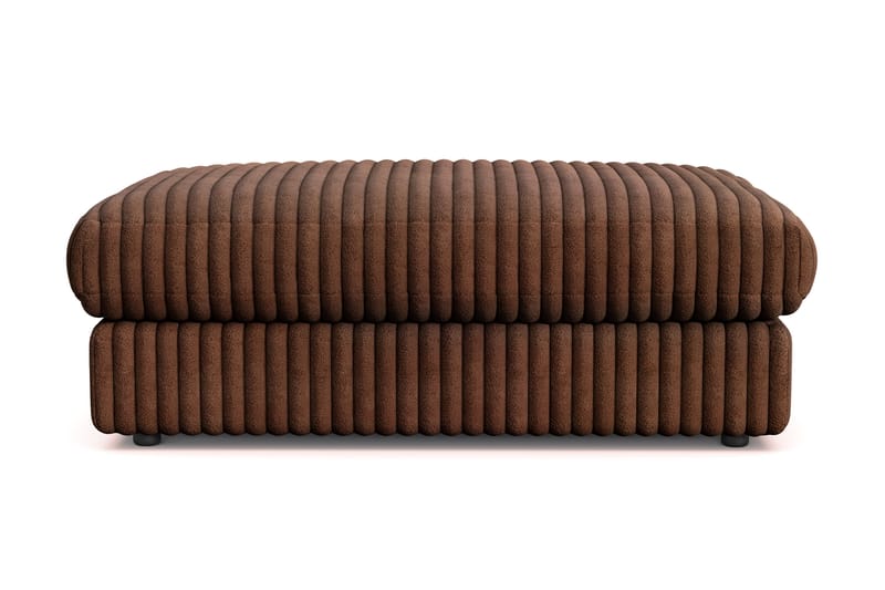 Arken Lyx Suorakulmainen Rahi Manchester - Tummanruskea - Huonekalut - Tuoli & nojatuoli - Jakkara & jalkarahi - Rahi