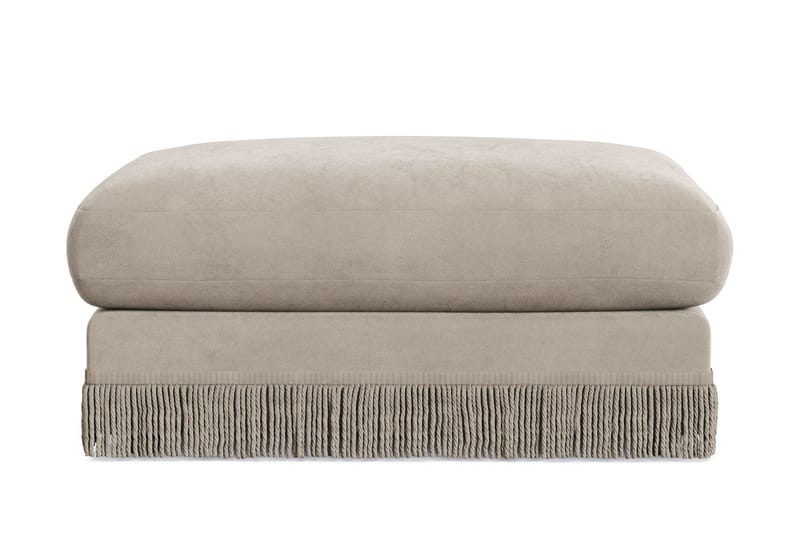 Arken Lyx Suorakulmainen Rahi Sametista - Beige - Huonekalut - Tuoli & nojatuoli - Jakkara & jalkarahi - Rahi