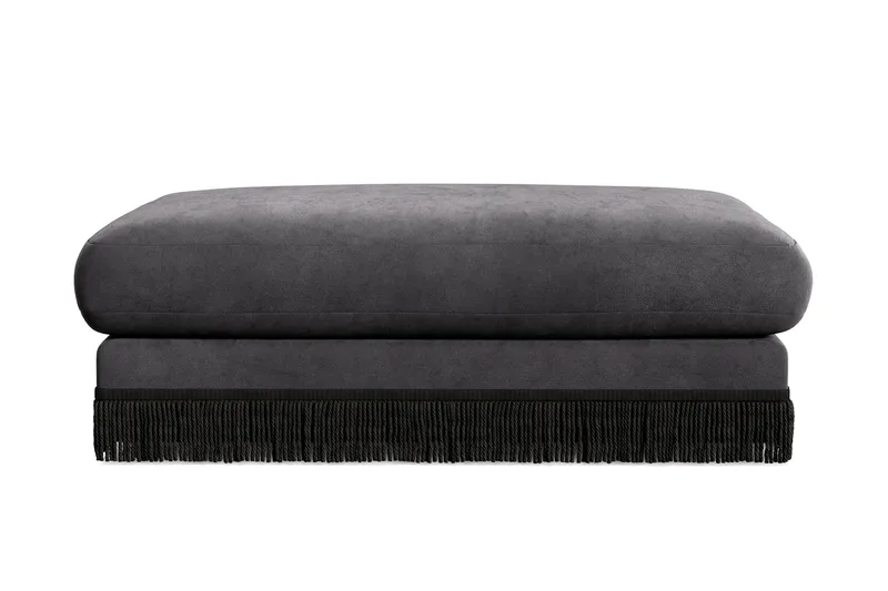 Arken Lyx Suorakulmainen Rahi Sametista, Tummanharmaa