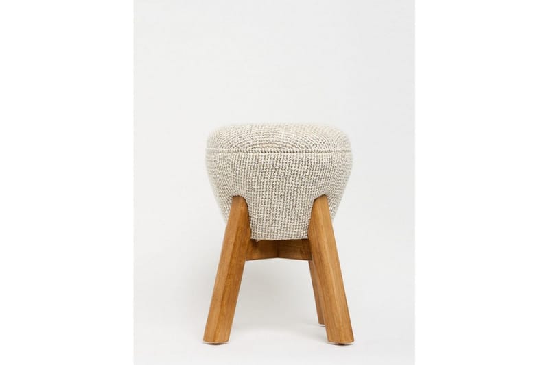 Brenric Howard fotpall 38 cm - Kerma/Pähkinä - Huonekalut - Tuoli & nojatuoli - Jakkara & jalkarahi - Rahi