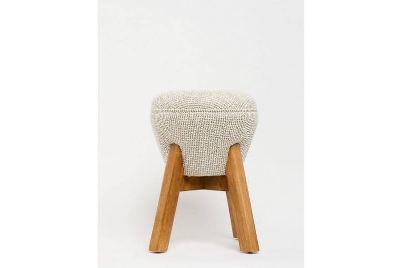 Brenric Howard fotpall 38 cm - Kerma/Pähkinä - Huonekalut - Tuoli & nojatuoli - Jakkara & jalkarahi - Rahi