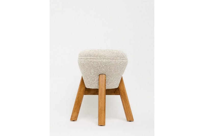 Brenric Howard fotpall 38 cm - Kerma/Pähkinä - Huonekalut - Tuoli & nojatuoli - Jakkara & jalkarahi - Rahi