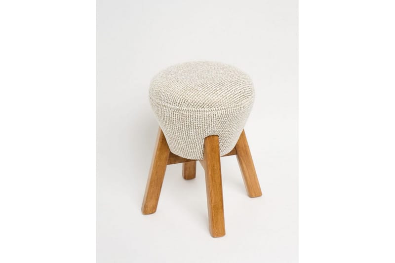 Brenric Howard fotpall 38 cm - Kerma/Pähkinä - Huonekalut - Tuoli & nojatuoli - Jakkara & jalkarahi - Rahi