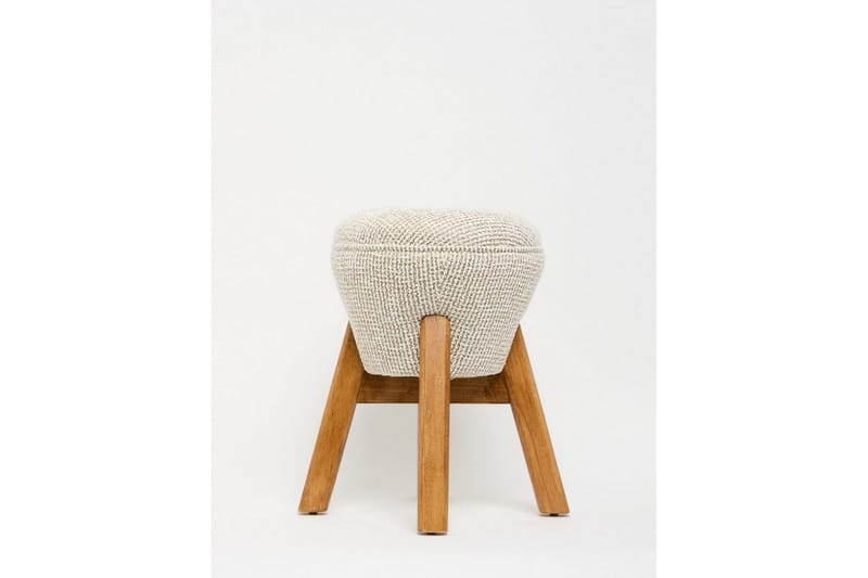 Brenric Howard fotpall 38 cm - Kerma/Pähkinä - Huonekalut - Tuoli & nojatuoli - Jakkara & jalkarahi - Rahi