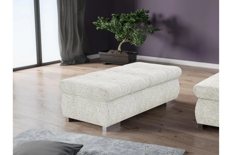 Ceryn Pouf - Valkoinen - Huonekalut - Tuoli & nojatuoli - Jakkara & jalkarahi - Säkkirahi