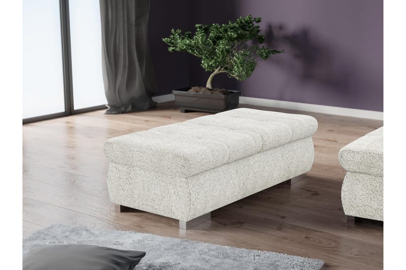 Ceryn Pouf - Valkoinen - Huonekalut - Tuoli & nojatuoli - Jakkara & jalkarahi - Säkkirahi