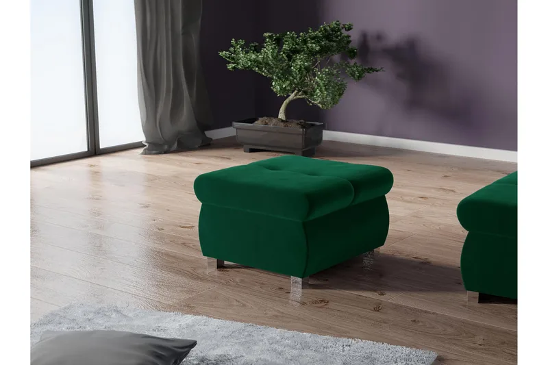 Cerys jalkatuoli 60 cm - Vihreä - Huonekalut - Tuoli & nojatuoli - Jakkara & jalkarahi - Rahi