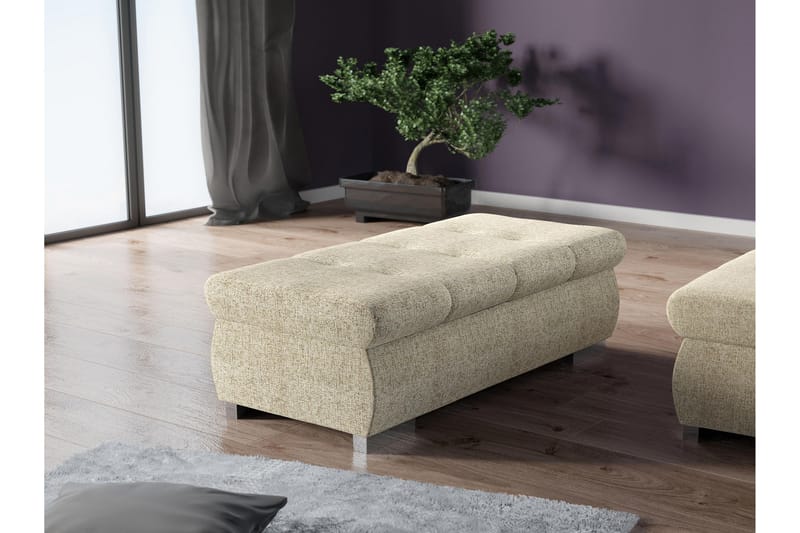 Cerys Rahi 60 cm - Beige - Huonekalut - Tuoli & nojatuoli - Jakkara & jalkarahi - Rahi