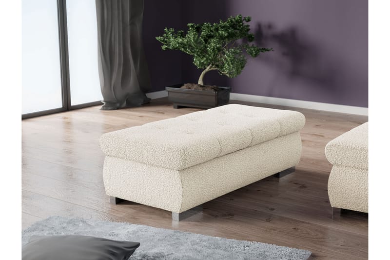 Cerys Rahi 60 cm - Beige - Huonekalut - Tuoli & nojatuoli - Jakkara & jalkarahi - Rahi