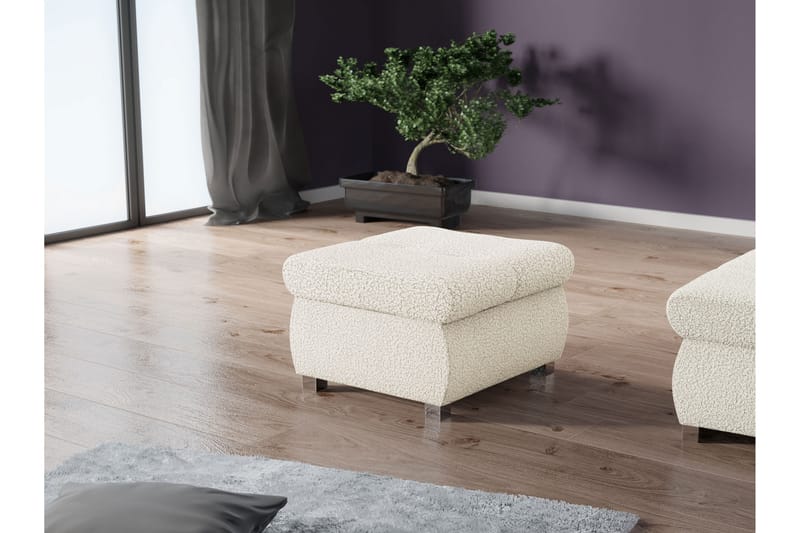 Cerys Rahi 60 cm - Beige - Huonekalut - Tuoli & nojatuoli - Jakkara & jalkarahi - Rahi