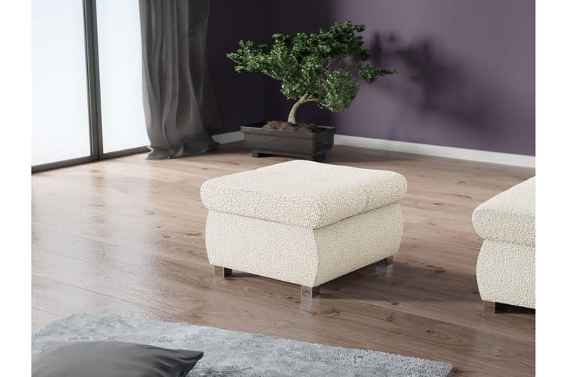 Cerys Rahi 60 cm - Beige - Huonekalut - Tuoli & nojatuoli - Jakkara & jalkarahi - Rahi