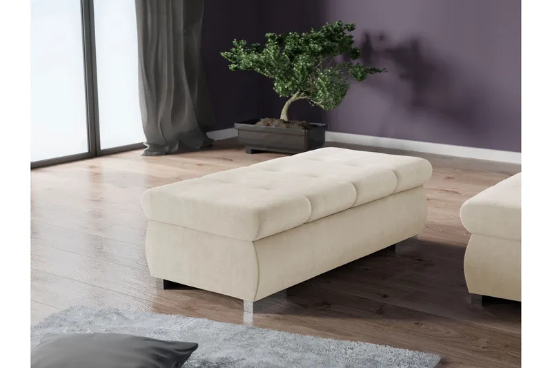 Cerys Rahi 60 cm - Beige - Huonekalut - Tuoli & nojatuoli - Jakkara & jalkarahi - Rahi