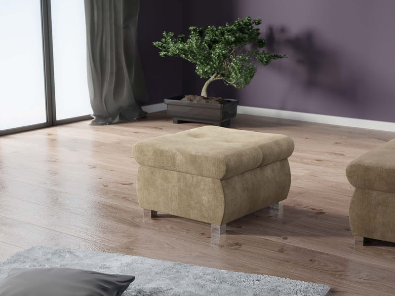 Cerys Rahi - beige - Huonekalut - Tuoli & nojatuoli - Jakkara & jalkarahi - Säkkirahi