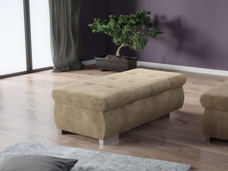 Cerys Rahi - beige - Huonekalut - Tuoli & nojatuoli - Jakkara & jalkarahi - Säkkirahi