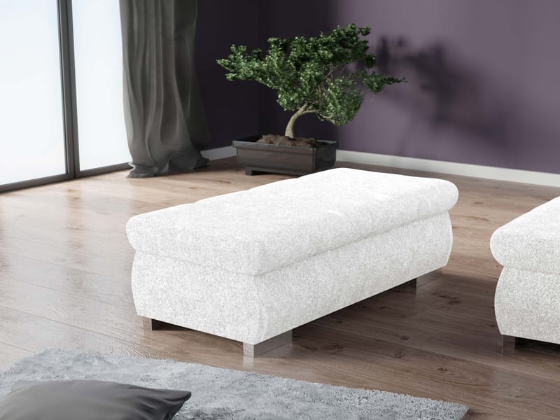 Cerys Rahi - valkoinen - Huonekalut - Tuoli & nojatuoli - Jakkara & jalkarahi - Säkkirahi