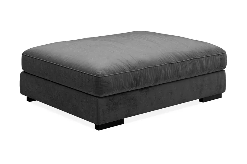 Dubai rahi sametti - Tummanharmaa - Huonekalut - Tuoli & nojatuoli - Jakkara & jalkarahi - Rahi