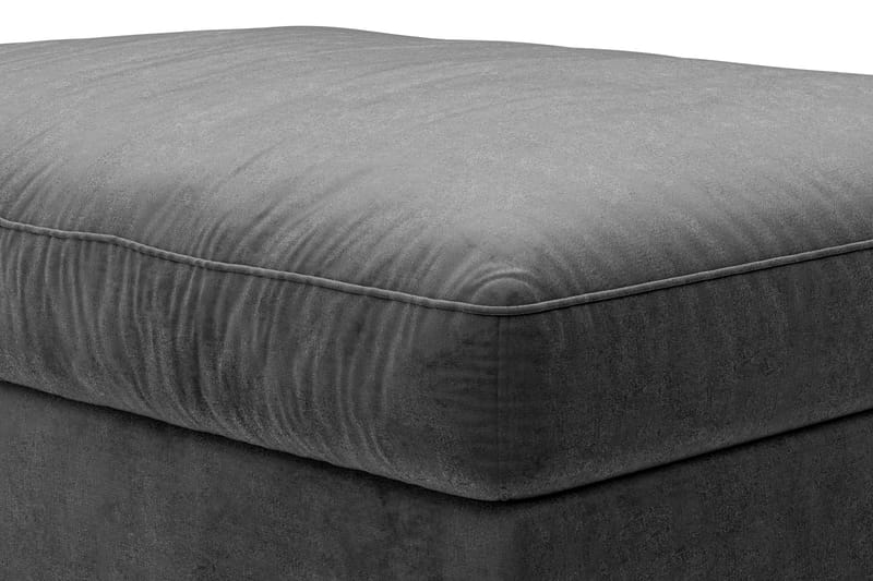 Dubai rahi sametti - Tummanharmaa - Huonekalut - Tuoli & nojatuoli - Jakkara & jalkarahi - Rahi