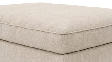Dubai suorakulmainen jalkarahi 120x95 cm chenillestä - Beige - Huonekalut - Tuoli & nojatuoli - Jakkara & jalkarahi - Rahi