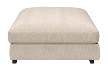 Dubai suorakulmainen jalkarahi 120x95 cm chenillestä - Beige - Huonekalut - Tuoli & nojatuoli - Jakkara & jalkarahi - Rahi