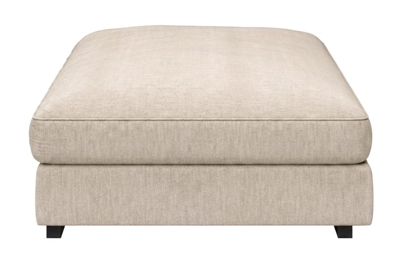 Dubai suorakulmainen jalkarahi 120x95 cm chenillestä - Beige - Huonekalut - Tuoli & nojatuoli - Jakkara & jalkarahi - Rahi