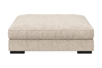 Dubai suorakulmainen jalkarahi 120x95 cm chenillestä - Beige - Huonekalut - Tuoli & nojatuoli - Jakkara & jalkarahi - Rahi