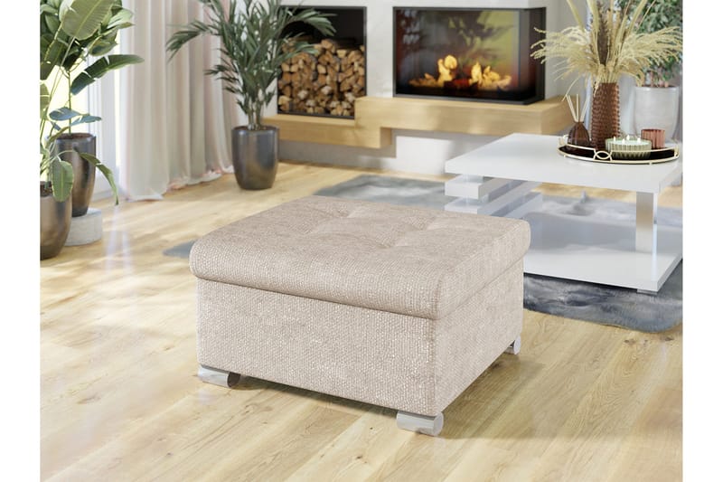 Dynir jalkatuoli 70 cm - Beige - Huonekalut - Tuoli & nojatuoli - Jakkara & jalkarahi - Rahi