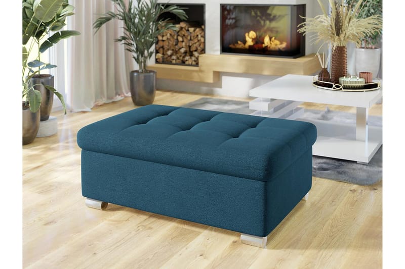 Dynir jalkatuoli 70 cm - Sininen - Huonekalut - Tuoli & nojatuoli - Jakkara & jalkarahi - Rahi