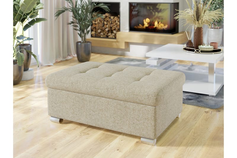 Dynir Rahi 70 cm - Beige - Huonekalut - Tuoli & nojatuoli - Jakkara & jalkarahi - Rahi