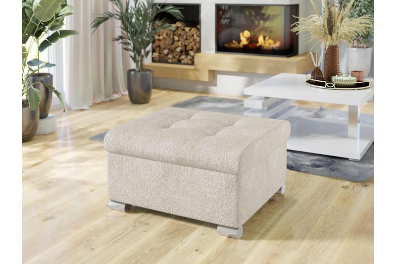 Dynir Rahi 70 cm - Beige - Huonekalut - Tuoli & nojatuoli - Jakkara & jalkarahi - Rahi