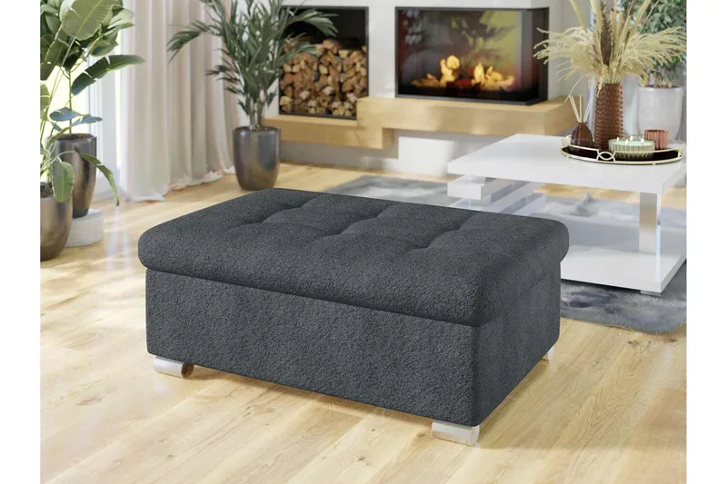 Dynir Rahi 70 cm - Harmaa - Huonekalut - Tuoli & nojatuoli - Jakkara & jalkarahi - Rahi