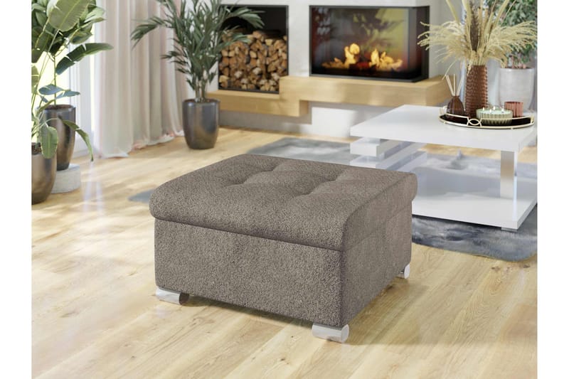 Dynir Rahi 70 cm - Harmaa - Huonekalut - Tuoli & nojatuoli - Jakkara & jalkarahi - Rahi