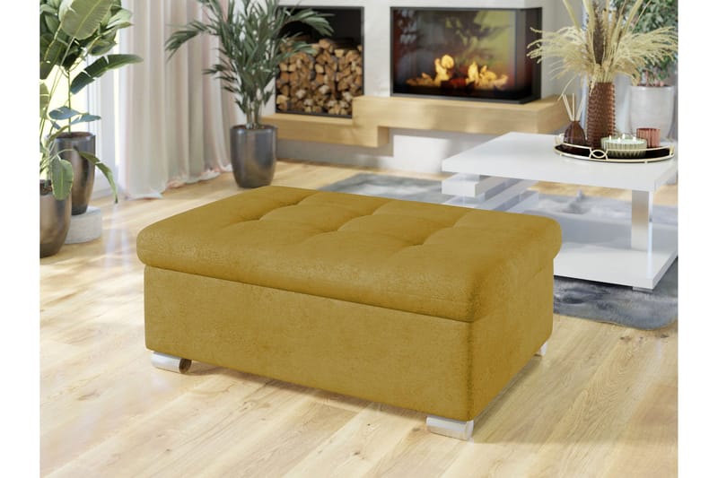 Dynir Rahi 70 cm - Keltainen - Huonekalut - Tuoli & nojatuoli - Jakkara & jalkarahi - Rahi