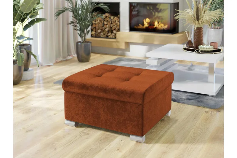 Dynir Rahi 70 cm - Oranssi - Huonekalut - Tuoli & nojatuoli - Jakkara & jalkarahi - Rahi