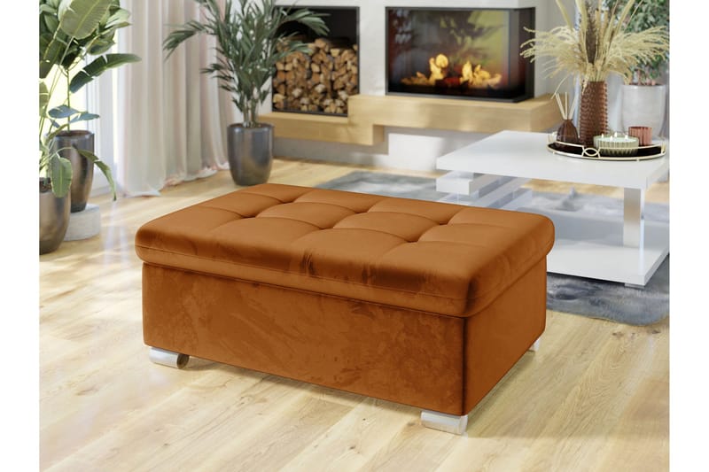 Dynir Rahi 70 cm - Oranssi - Huonekalut - Tuoli & nojatuoli - Jakkara & jalkarahi - Rahi