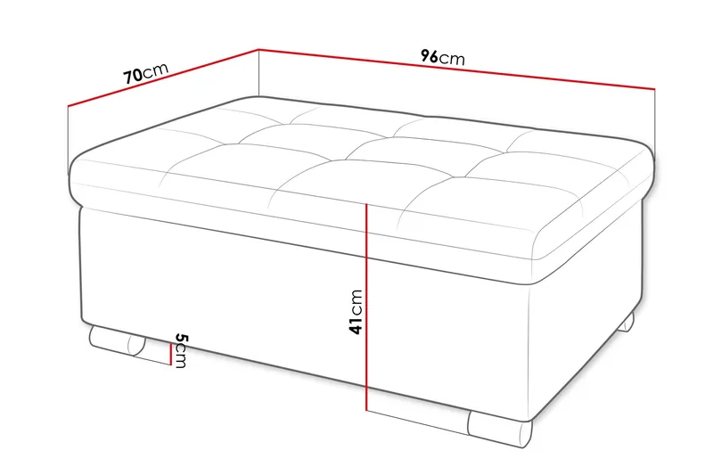 Dynir Pouf - Valkoinen/Harmaa/Musta - Huonekalut - Tuoli & nojatuoli - Jakkara & jalkarahi - Säkkirahi