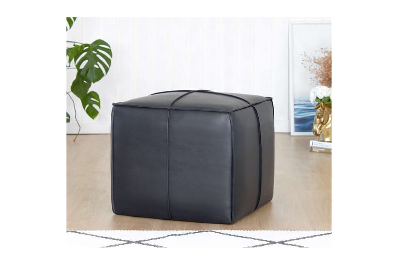 Edrin Rahi Utomhus 52 cm - Musta - Huonekalut - Tuoli & nojatuoli - Jakkara & jalkarahi - Säkkirahi