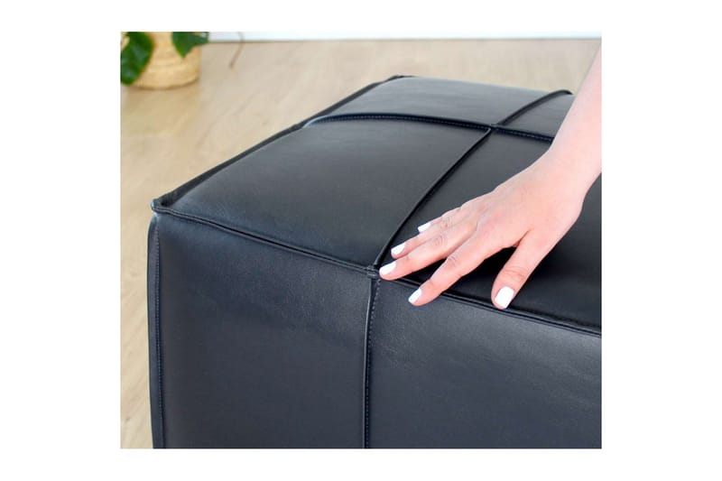 Edrin Rahi Utomhus 52 cm - Musta - Huonekalut - Tuoli & nojatuoli - Jakkara & jalkarahi - Säkkirahi