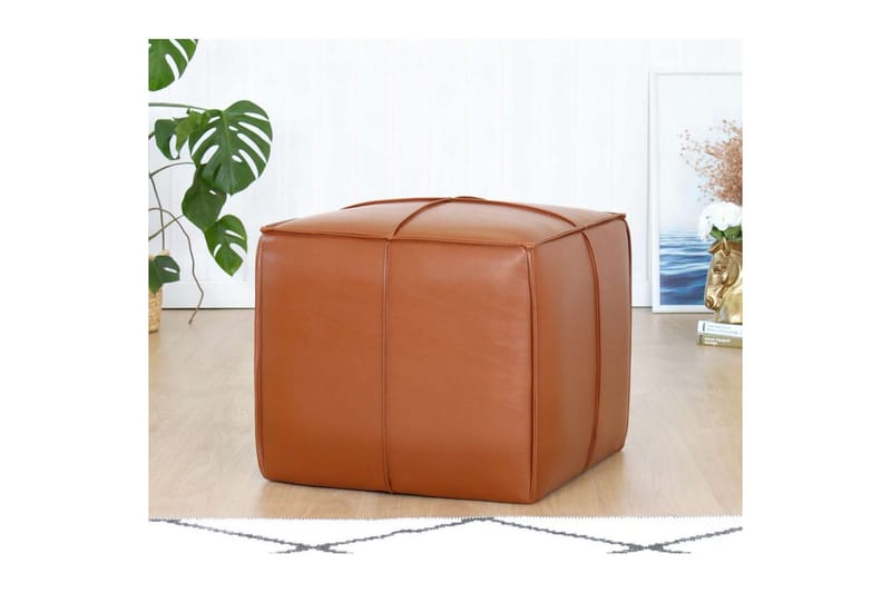 Edrin Rahi Utomhus 52 cm - Ruskea - Huonekalut - Tuoli & nojatuoli - Jakkara & jalkarahi - Säkkirahi