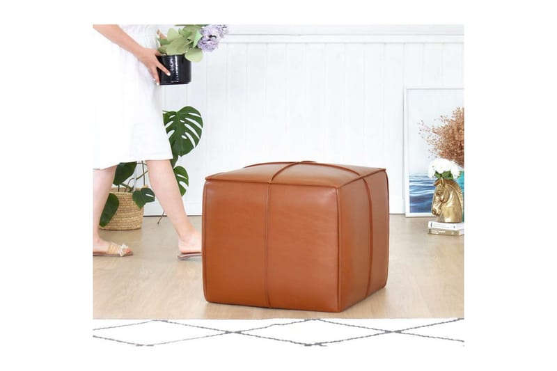 Edrin Rahi Utomhus 52 cm - Ruskea - Huonekalut - Tuoli & nojatuoli - Jakkara & jalkarahi - Säkkirahi