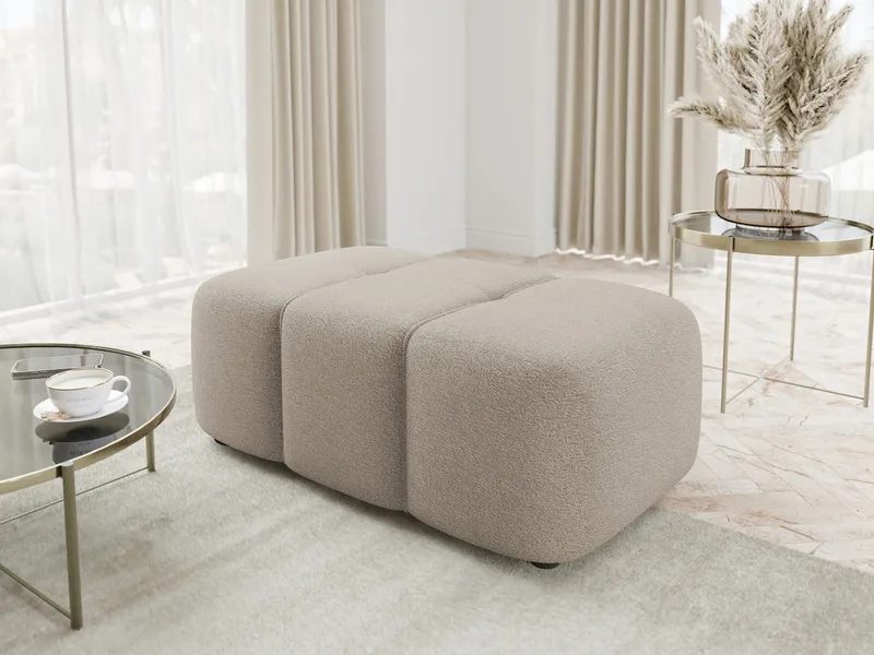 Flo Rahi 93 cm - Beige - Huonekalut - Tuoli & nojatuoli - Jakkara & jalkarahi - Rahi