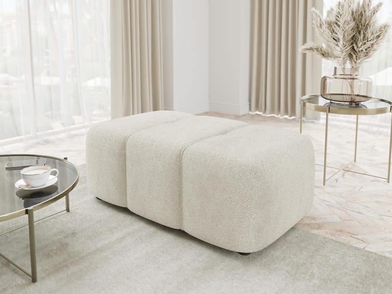 Flo Rahi 93 cm - Beige - Huonekalut - Tuoli & nojatuoli - Jakkara & jalkarahi - Rahi