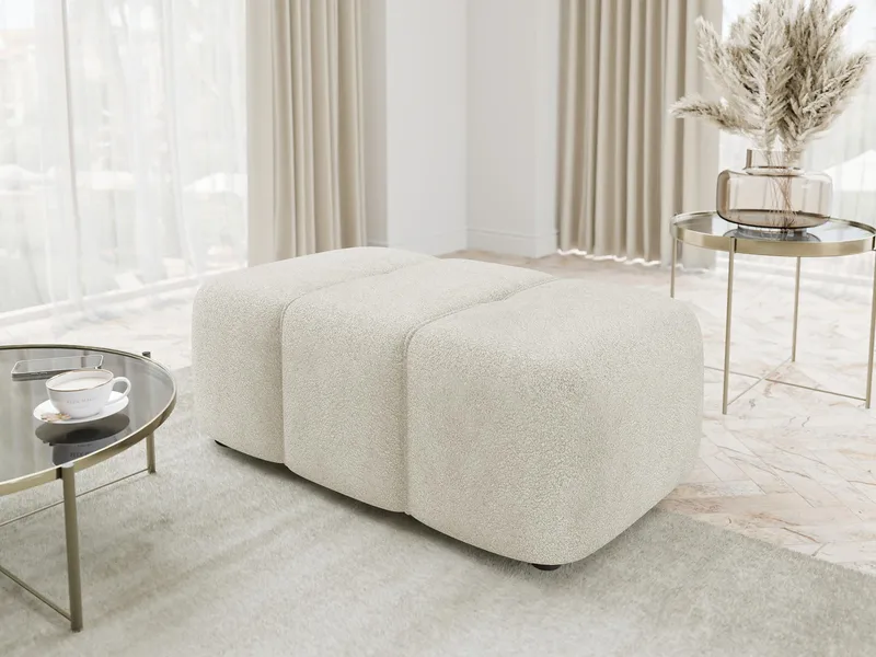 Flo Rahi 93 cm - Beige - Huonekalut - Tuoli & nojatuoli - Jakkara & jalkarahi - Rahi